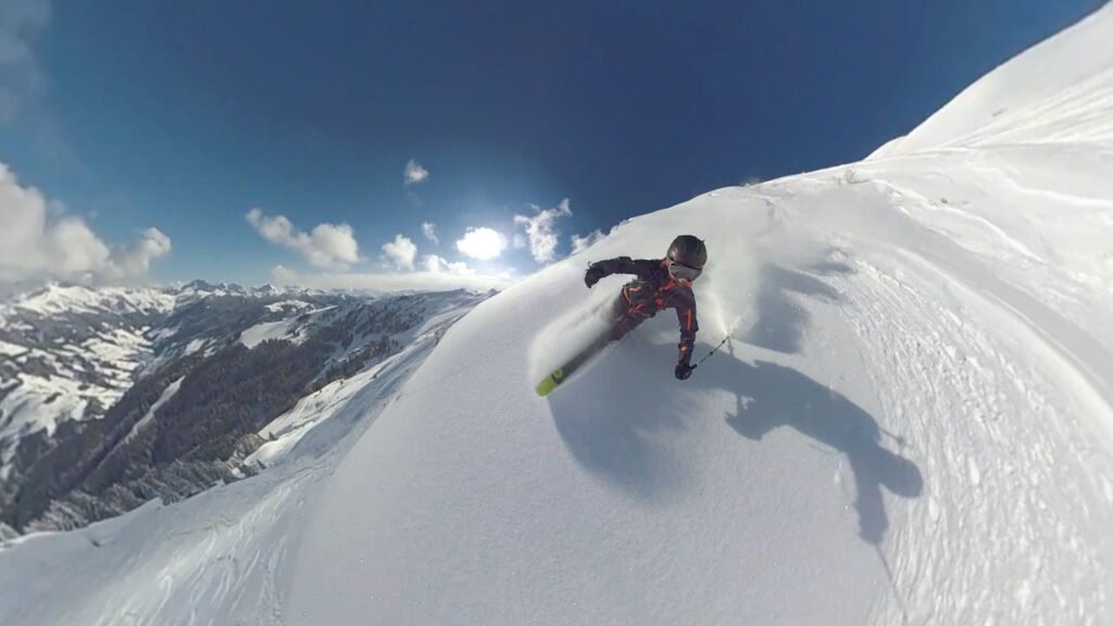 downslope skiing